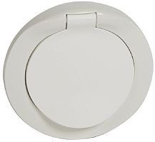 Лицевая панель Legrand Celiane для 1-м. розетки 220В с крышкой IP44 белый картинка